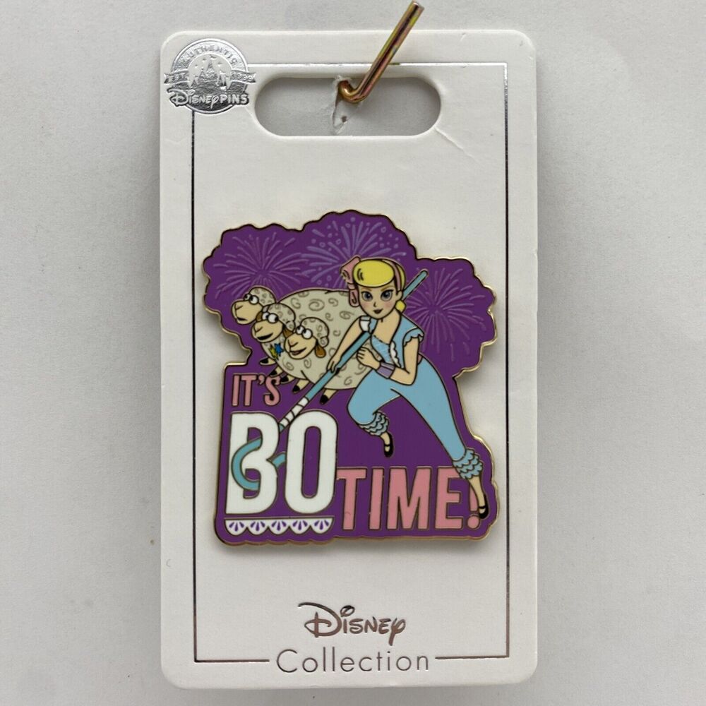 Disney Parks Pin Bo Peep Toy Story 4 "It's Bo Time" with Sheep Trading Pin